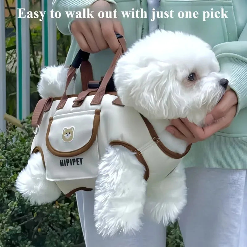 犬用ペットキャリーバッグ 2WAY（手提げ・ショルダー） オックスフォード生地