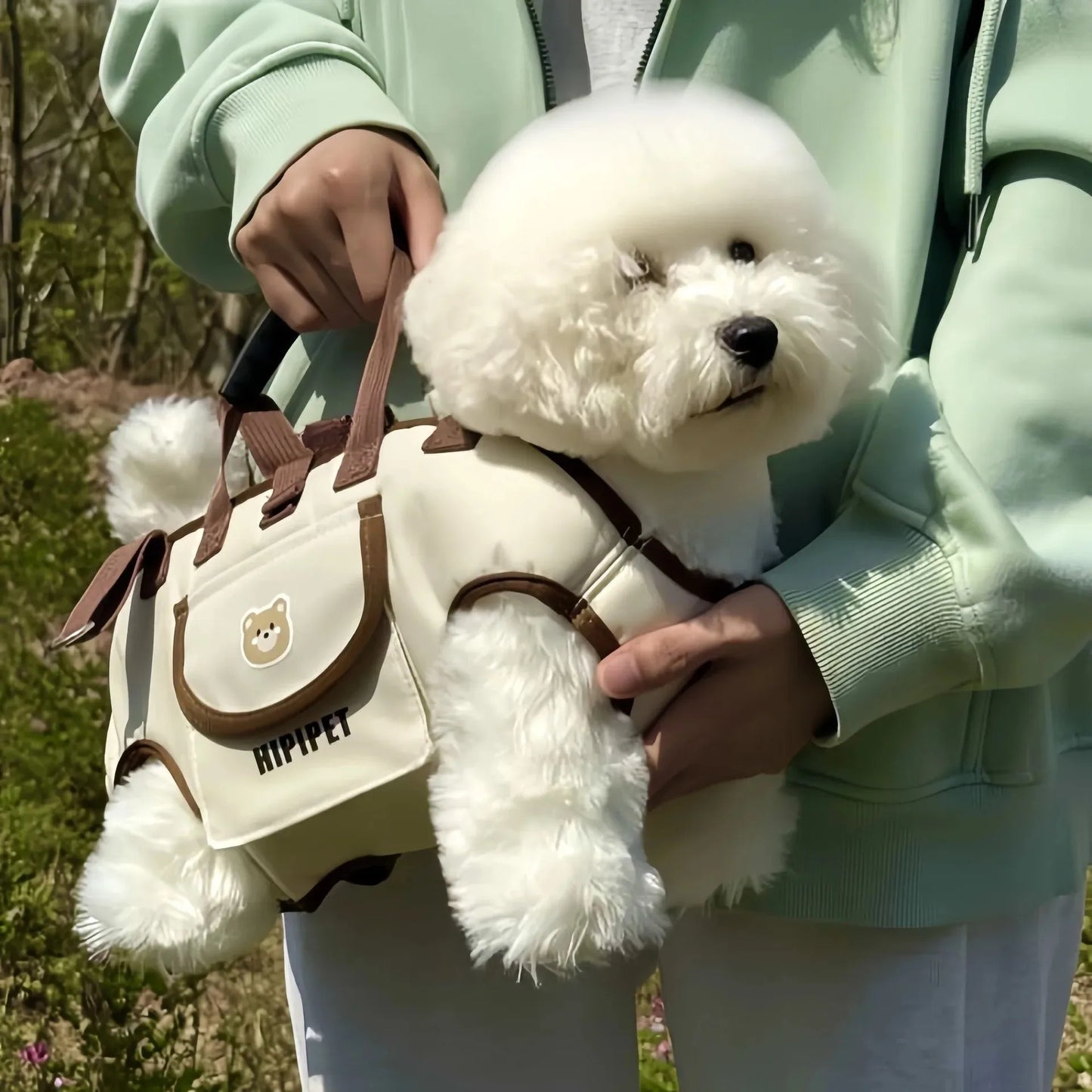 犬用ペットキャリーバッグ 2WAY（手提げ・ショルダー） オックスフォード生地